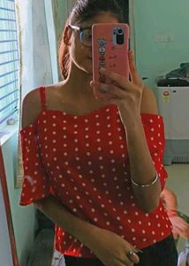 Red Off Shoulder Top ❤