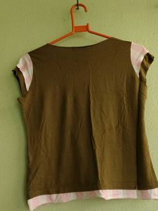 olive Casual T-Shirt
