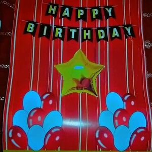 Combo Set Red And White Baloons