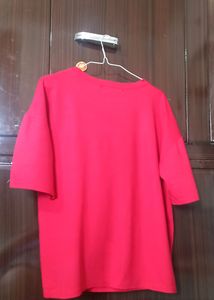 Vogue Red oversized tshirt