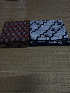 Combo Pack Of 2 Pure Soft Cotton saree