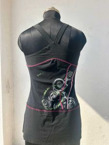 Unique Printed Mini Dress