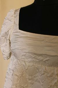 H&amp;M White Puff Sleeve Top