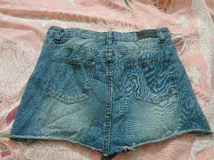 Denim Mini Skirt