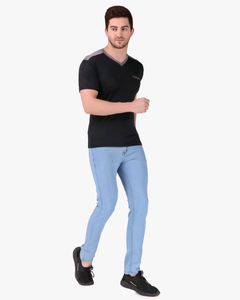 CORWOX Men&#39;s V-Neck Sports Polyester T-Shir