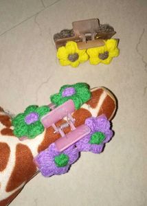 Cute Flower Hair Clips