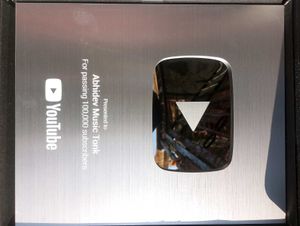 New Silver Play Button