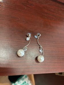Korean Pearl Drop Earrings