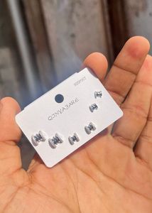 Premium Silver Finish Earrings