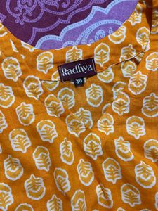 Beautiful Women Bell Sleeves Short Kurti