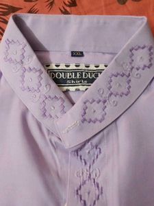 Double Duck Embroidered Shirt - XXL
