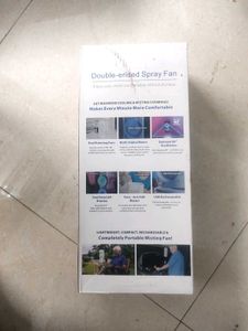 Double Ended Mist Air Cooler Fan