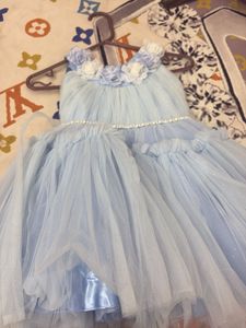 Cute Blue Party Dress