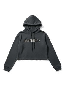 Cropped 'Simplicity' Hoodie
