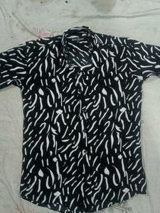 Balmain Abstract Print Shirt