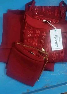 Elegant Red Kurta Set