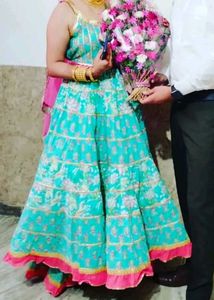 Anarkali Suit With Skirt And Dupatta (3 Piece)