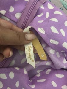 Lavender Print Skirt