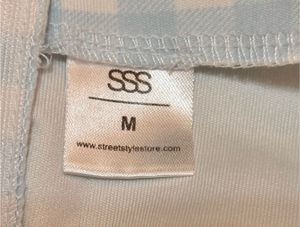 Blue Gingham Mini Skirt