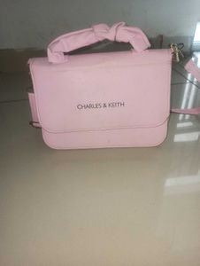 Charles &amp; Keith Pink Top Handle Bag