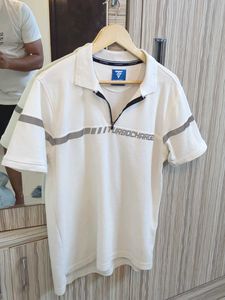 Turbocharged White Tee