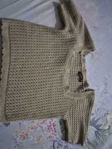 Beige Knit Sweater