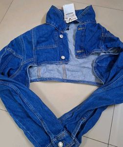Denim Cropped Jacket