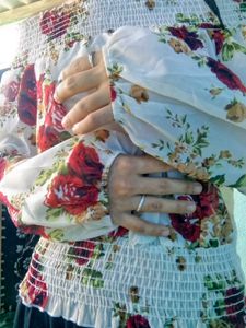 Floral Print Top &amp; Off shoulder Set