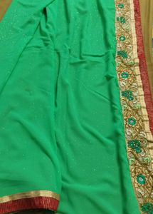 Embroidered Saree