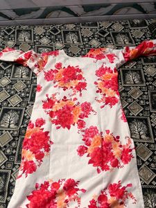 Floral Print Kurta