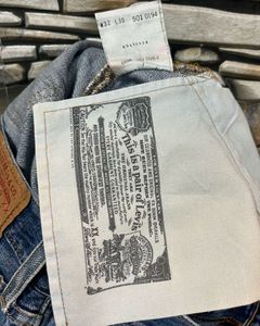Vintage Levi’s 501 Distress Paint Splatter Jeans