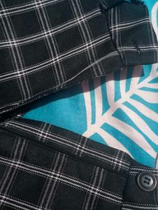 Women Black  Korean Trousers