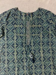 Boho Diamond Print Kurta