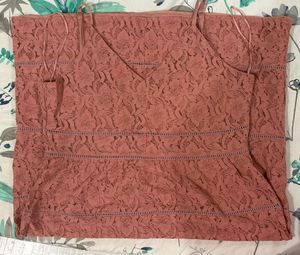 Vero Moda Strappy Lace V-Neck Dress (XL)