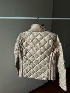 CHATELAINE CHAMPAGNE QUILTED PUFFER JACKET