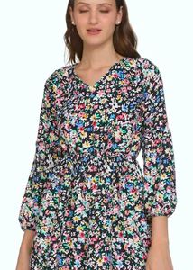 Floral Print Mini Dress