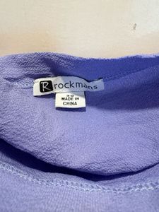 Beautiful Lavender Over Size Imported Top