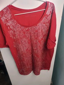 Red Floral T-Shirt