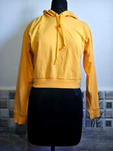 🎁Buy 1, Get 1 Free🎁H&amp;M Yellow  Hoodie Size S/M