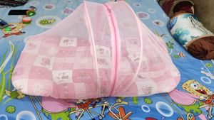 Baby Mattress with Mosquito Net Foldable