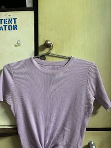 Lavender Wrap Top