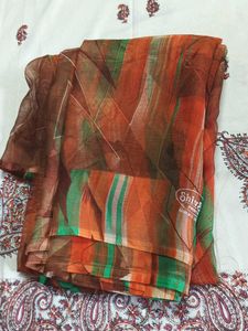 New Chiffon Saree Without Blouse