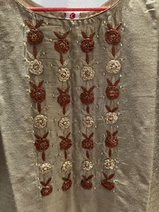 Kurtha With Embroidery