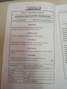Yashraj Series For Bcom 1st Year DAVV