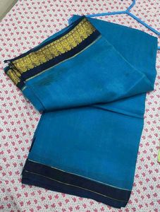 Blue Silk Saree