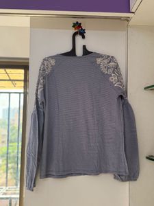 Boho Embroidered Top