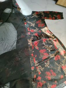 Floral Print Kurta Set