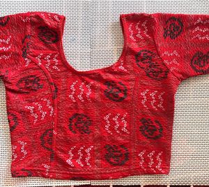 Bandhani Blouse Slip On