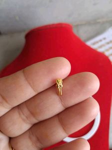 Gold Heart nosepin