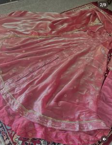 Elegant Pink gown with (duppta and tourser ) for p